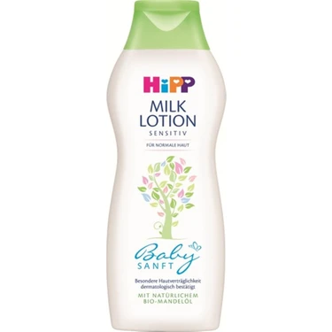 Hipp Babysanft Organik Badem Yağlı Bebek Vücut Losyonu 350 ml Hassas Ciltler İçin Paraben ve