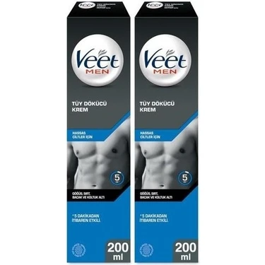 Veet Men Erkeklere Özel Tüy Dökücü Krem Hassas Ciltler 200 ml X