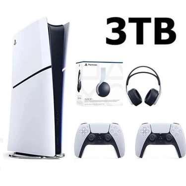 Sony Playstation 5 Slim Dijital Edition 3 Tb +2.dualsense+3d Plus