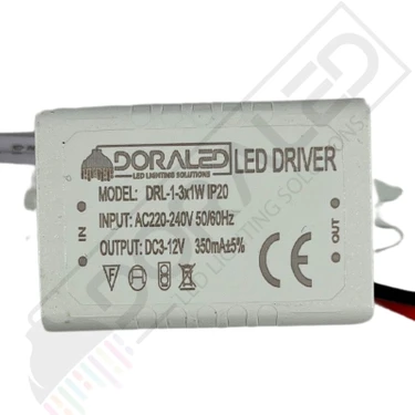 Dora Led DRL-BS0301A 1-3W LED Driver Power LED Driver Power Fiyatı