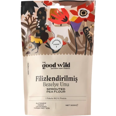 The Good Wild Glütensiz Filizlendirilmiş Bezelye Unu 300