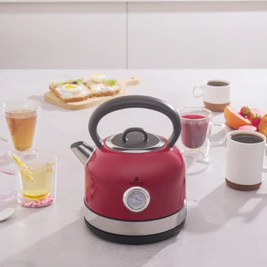 Karaca Retro Su Isıtıcısı Kettle 2202 Kırmızı