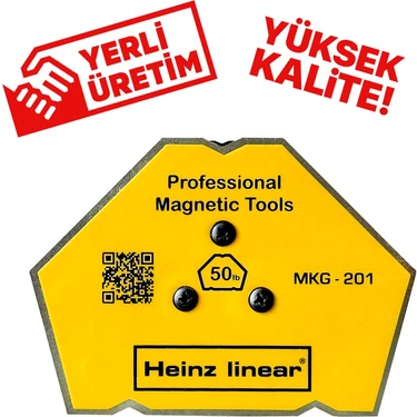 HEINZ Linear Manyetik Kaynak Gönyesi 5 Açılı  Kaynak