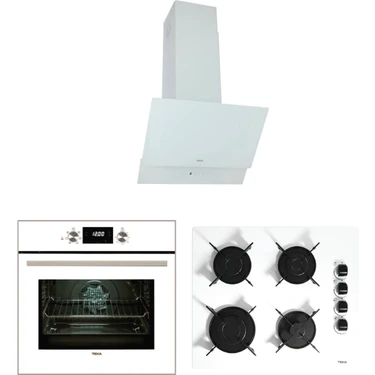 Teka Chef 6 Beyaz Ankastre Set (Hak 625 Wh - Gbe 64002 Kbc Wh - Atv