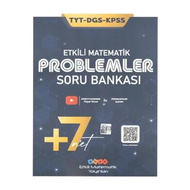 Etkili Matematik Yayınları TYT KPSS DGS Problemler Soru