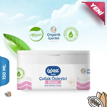 Wee Baby Organik Çatlak Önleyici Krem 150