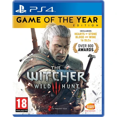 Bandai Namco The Witcher 3: Wild Hunt Game Of The Year Edition Ps4