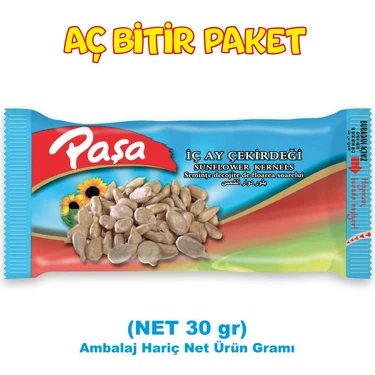 Paşa Kuruyemiş İşlenmiş İç Ay Çekirdeği 30 gr x 24