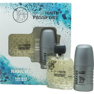 Youth Passport Narcos Edp 100 ml + Deodorant Roll-On 60 ml Erkek Parfüm