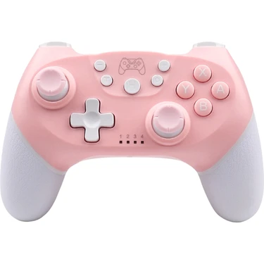 xPhone Store Zshskj Nintendo Switch Pro Gamepad Için Kablosuz Oyun Denetleyicisi - Pembe (Yurt