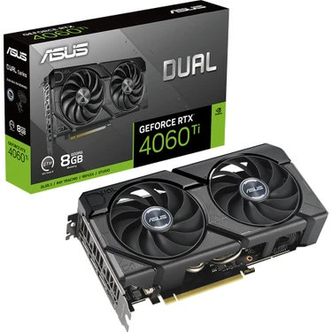 Asus DUAL-RTX4060TI-8G-EVO NVIDIA GEFORCE RTX 4060 TI-8G 8GB GDDR6 128bit 2565MHz HDMI 3xDP DLSS3