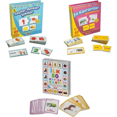 Apexma Bebek 3'lü Hafıza Eğitim Seti-Ilk 50 Hafıza Fiyatı