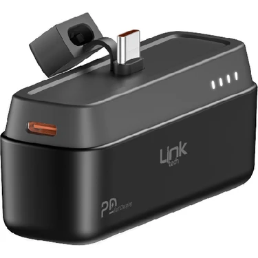 Linktech MC05 5000 Mah Pd Type-C Dock Stant Hızlı Mini