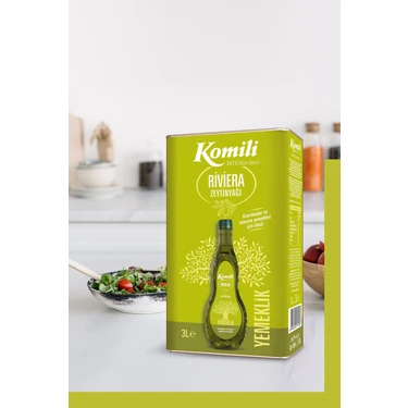 Komili Yemeklik Riviera Zeytinyağı 3 lt Fiyatı - Taksit Seçenekleri
