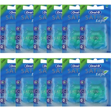 Oral-B Satin Tape Diş Ipi 25 M (12 Adet X 25