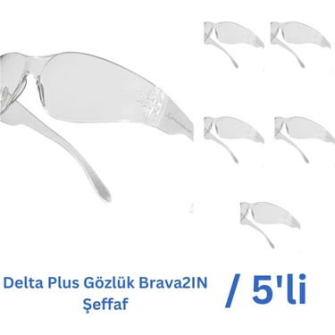 Delta Plus Gözlük BRAVA2IN Şeffaf- 5