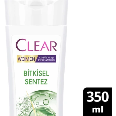 Clear Women Kepeğe Karşı Etkili Şampuan Bitkisel Sentez 350