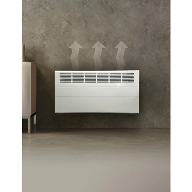 MAKTEK 2000 Watt Elektrikli Panel Konvektör Isıtıcı Manuel (Ayaklar,askı Aparatı