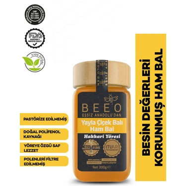 BEE'O  Yayla Çiçek Balı (Hakkari Yöresi) 300