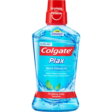 Colgate Plax Nane Ferahlığı Ağız Bakım Suyu 250 ml – Uzun Süreli Ferah Nefes ve Plak Oluşumuna