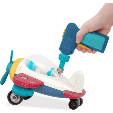 Wonder Wheels Tak Çıkar Uçak Renkli 27 Parça Oyuncak Araba 40 x 18 x 27 cm Sağlam