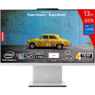 Lenovo Ideacentre Aıo 24IRH9 Intel Core I7 13620H 32GB Ddr5 1tb SSD Intel UHD Graphics Freedos 23.8
