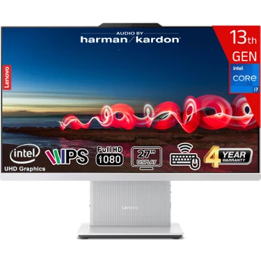 Lenovo Ideacentre Aıo 27IRH9 Intel Core I7 13620H 64GB Ddr5 2tb SSD Intel UHD Graphics WIN11 Pro 27