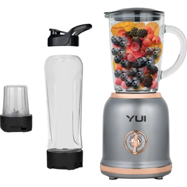 Yui M18 3 In 1 Kişisel Smoothie Retro Blender -Öğütücü-Cam Fiyatı