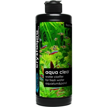 Crystalpro Aqua Clear - 500ml - Akvaryum Suyu Berraklaştırıcı - Tatlı Su Bulanıklık Ve Koku