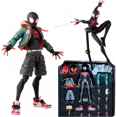 FBHTX New ml Legends Spiderman Figure Spider-Man Into The Spider-Verse Sv Peter B. Parker Sentinel