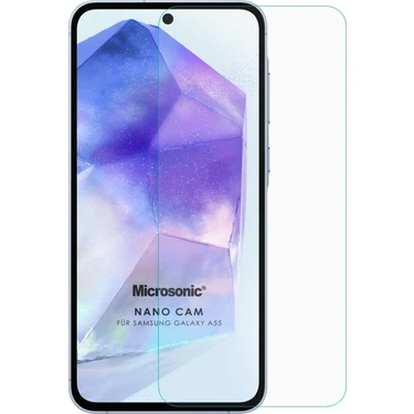 Microsonic Samsung Galaxy A55 Nano Glass Cam Ekran