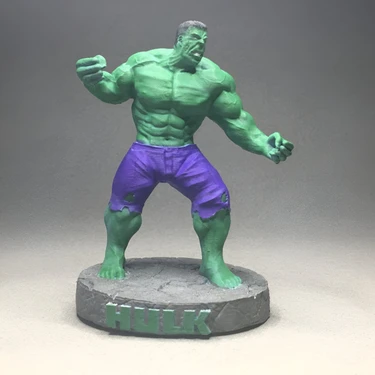 3D Layer Craft Marvel Hulk Action Figür 15