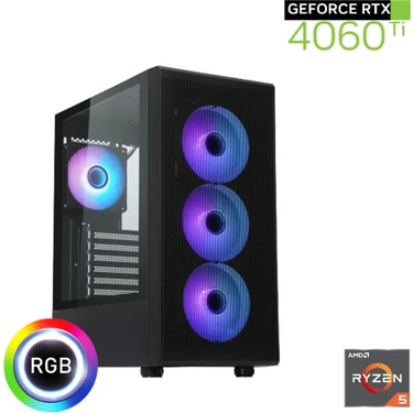 Gaming R5-4060TI Ryzen 7500F Rtx 4060Tİ 16Gb Ddr5 32G 1tb SSD Oyun