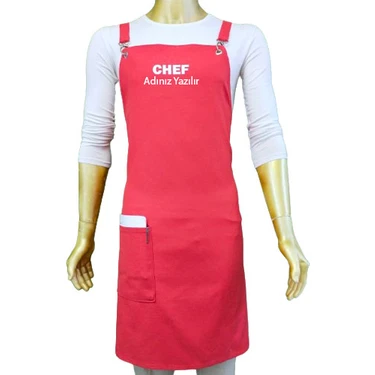 Mutfakta Moda Özel Mutfak Aşçı Önlüğü / Özel Su ve Leke Tutmaz Kumaş Profesyonel Master Chef