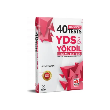 Akın Publishing 40 Advanced Tests Kpds Ve Üds Deneme Testleri -