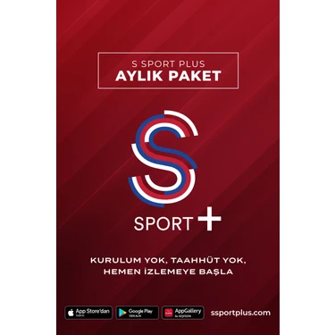 S Sport Plus Aylık Paket Aboneliği, Hızlı Erişim ve Taahhütsüz İzleme İmkanı