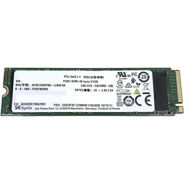 Sk Hynix BC901 512GB 2280 M.2 Nvme