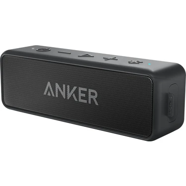 Anker Soundcore 2 Bluetooth Hoparlör - 12W Stereo Ses - IPX5 Suya Dayanıklılık - 24 Saate Varan