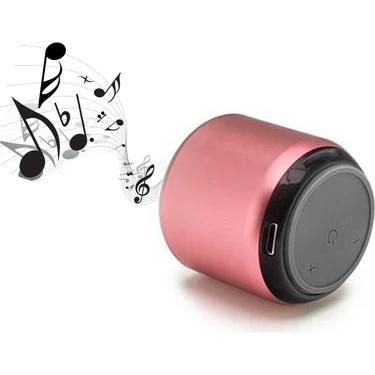 Giyitec Mini Bluetooth Küçük Hoparlör Taşınabilir Küçük Metal Ses Topu Metal Kablosuz Bluetooth 5.0