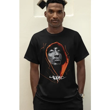 Fuddy Moda 3D Tupac Bask l Ti ort Erkek Kad n Rap Bask l Fiyat