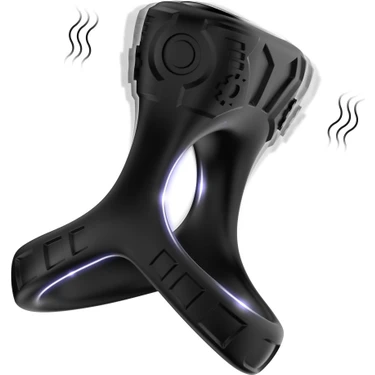 Love Glow Prıme Toys Rise Şarjlı Güçlü Titreşimli Su Geçirmez Klitoris Uyarıcı Testis ve Penis