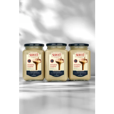 Bercekız Servet Şekerleme Tek Kavrulmuş Taze Fethiye Tahini - 950 gr 3'lü