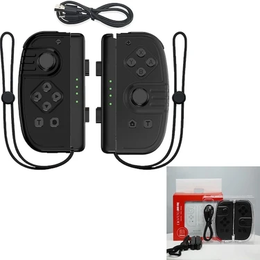 Kepang Nintendo Switch Gamepad Kablosuz Denetleyici Için Siyah Yükseltilmiş Sürüm Joy Pad,