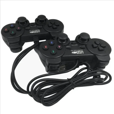 Kepang 2pcs-2pcs USB Denetleyici Joystick Konsolu Pc Bilgisayar Dizüstü Bilgisayar Için