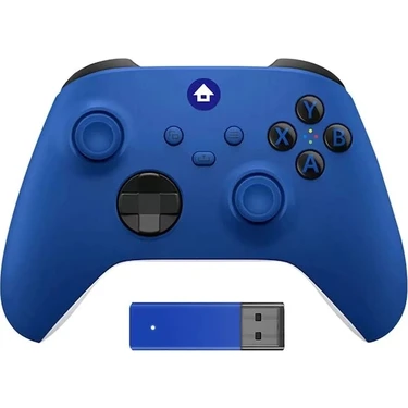 Kepang Mavi-Xbox Serise X/s Gamepad Denetleyicisi Ile 2.4g Kablosuz Alıcı Pc Gamepad Aksesuarları