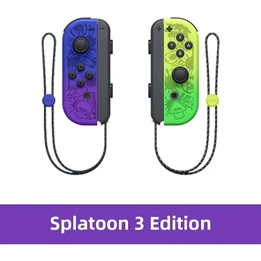 Kepang Splatoon 3-Switch Joy Pad Kablosuz Denetleyici Joystick Bluetooth Gamepad Nintendo Anahtarı