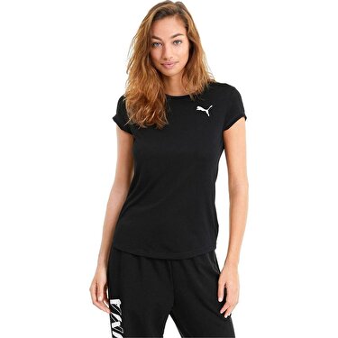 PUMA Active Tee  Black Black Kadın T-Shirt