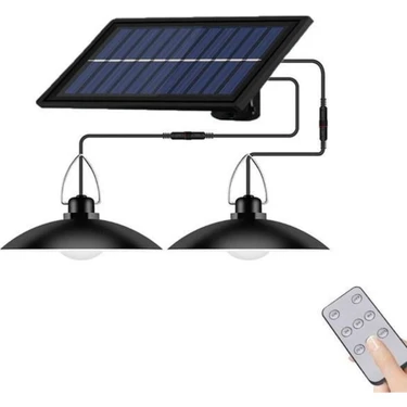 Gaman Güneş Enerjili Sarkıt Ev Çardak Oda Konteyner Aydınlatması 2'li Uzaktan Kumandalı 5500