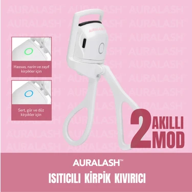 Auralash Kirpik Lifting Etkili Isıtıcılı Kirpik Kıvırıcı -