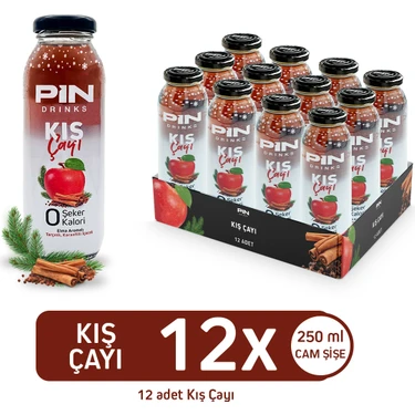 Pin Kış Çayı - Şekersiz & Kalorisiz 250 ml x 12